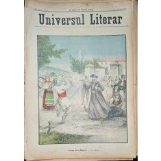 Revista Universul Literar nr.42/1897 pe coperta Crima de la Darsca