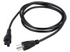 Cablu Alimentare 1,8m Negru 3x18AWG IEC C5 la NEMA 5-15