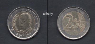 SPANIA 2000, 2 euro foto
