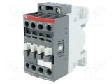 Contactor ABB 3-polar NO x3 cu contacte auxiliare NC 12A, lățime 45mm