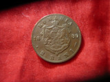 Moneda 2 Bani 1880 Carol I , cupru , cal. F.Buna