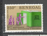 Senegal.1979 50 ani Biroul International al Educatiei MS.148, Nestampilat