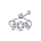 Cumpara ieftin Inel reglabil argint 925, JW1804, model cu zirconiu, placat cu rodiu