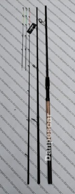 Lanseta PRO FL Black FORCE FEEDER 3,60m 180 grane 3 varfuri foto