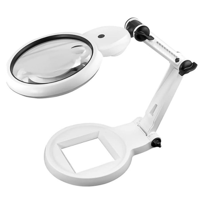 Lupa de Marit 4X, 8X cu Stativ, Lentila 5H si 24 Led / MG3B-1G