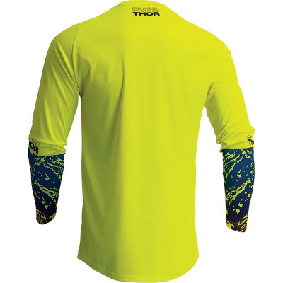 Tricou cross/atv Thor Sector Atlas, galben fluo, marime L foto