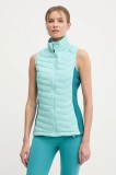 Columbia vesta sport Powder Pass culoarea turcoaz, de tranzitie, 2126132