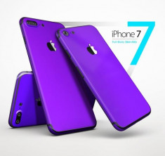Skin iPhone 7 COLANT folie spate Purple foto