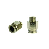Mufa rapida dreapta din metal fi 10 cu surub metalic si filet M12