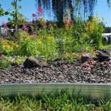 Bordura gazon - Ultra strong, aluminiu, 14cm x 200cm, 5 bucăți, culoare: fără culoare