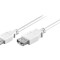 Cablu USB 2.0 alb, 1.8m