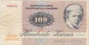 DANEMARCA 100 COROANE KRONER ND(1972-1993) aF