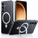 Husa Samsung Galaxy S25 Plus Torras Ostand MagSafe Series, transparenta