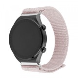 Curea Fixed Nylon Sporty pentru Huawei Watch / Xiaomi Watch Series, 22mm, Roz Aurie
