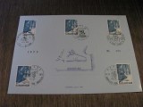 5 Timbre Obliterate cu Ștampile Speciale . Ediție Limitată Echophil, Colecție de Sărbători .Belgia 1973, Stampilat