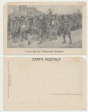 1913 ROMANIA ilustrata convoi de prizonieri bulgari in al II-lea Razboi Balcanic