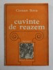 CUVINTE DE REAZEM de COMAN SOVA , VERSURI , 1977 , DEDICATIE *