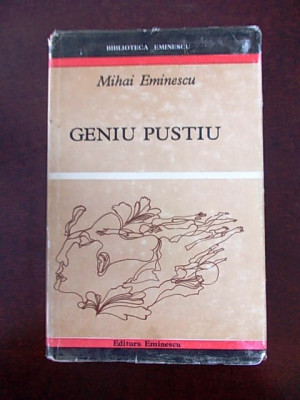 MIHAI EMINESCU- GENIU PUSTIU, r4d, cartonata foto