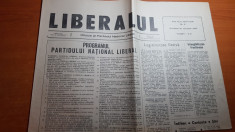 ziarul liberalul 27 ianuarie 1990-oficios al partidului national liberal foto