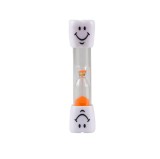 Cumpara ieftin Clepsidra pentru perierea dintilor, 3 minute, 10 x 2.5 cm, portocaliu