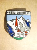 B490-I-Insigna localitate HEILIGENBLUT Austria alama emailata.