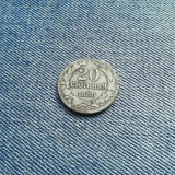 20 Stotinki 1888 Bulgaria, Europa