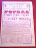 Program meci fotbal SC BACAU - FLACARA MORENI (23.08.1987)