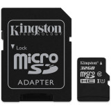 Card MicroSD 32GB + Adaptor (Clasa 10) KINGSTON, 32 GB