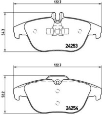 BREMBO P 50 068 PRIME LINE set placute frana,frana disc