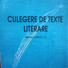 Melania Enache - Culegere de texte literare pentru clasele I - IV (1996)