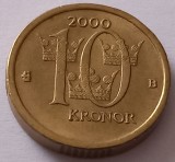 Suedia , 10 Kronor 2000