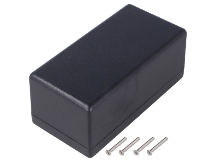 Carcasă universală ABS neagră IP65
