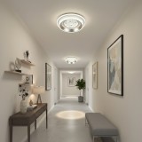 Lustra LED KALESO Petito 37W, 24,5 cm, 3 tipuri de lumina, alb