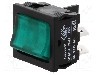 Intrerupator OFF-ON, 2 pozitii, DPST, BULGIN - H8653VBBG3
