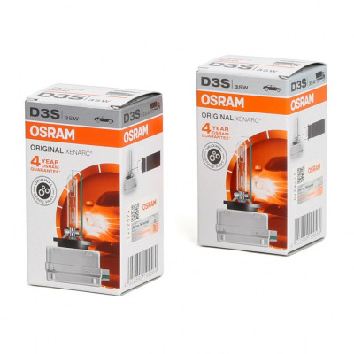 Set 2 Buc Bec Xenon Osram D3S Original Xenarc 6000K 35W 66340 foto