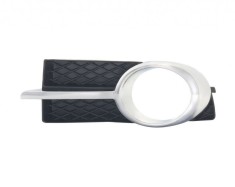 Grila bara fata Chevrolet Aveo Sedan (T250), 03.2006-05.2011, Stanga, 250427-7 cu locas pentru proiectoare,insertie crom