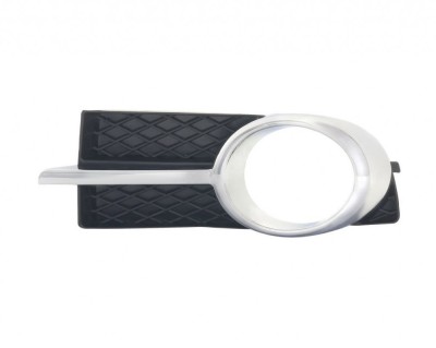 Grila bara fata Chevrolet Aveo Sedan (T250), 03.2006-05.2011, Stanga, 250427-7 cu locas pentru proiectoare,insertie crom foto