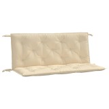 Cumpara ieftin Perne banca de gradina 2 buc., bej, 120x50x7cm, tesatura oxford