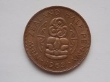 HALF PENNY 1963 NOUA ZEELANDA