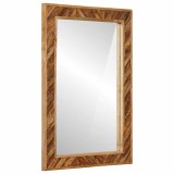 vidaXL Oglindă Pe perete cu oglindă Maro 70 x 50 x 3 cm Sticlă 4018947