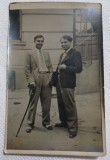 Fotografie tip Carte postala, Doi barbati, 1935