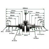 Ambielaj Complet Motor Scuter ATV GY6 50cc-80cc 4T Oem Kymco Peugeot Baotian