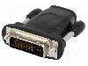 Cablu {{Tip cablu de conectare}}, DVI-D (24+1) mufa, HDMI soclu, {{Lungime cablu}}, {{Culoare izola&amp;#355;ie}}, Goobay - 68482