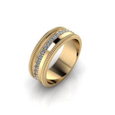 Verigheta dama din aur galben 14K - 63