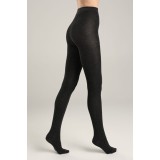 Ciorap gros din v&acirc;scoză cu cashmir, Cashmere 250 Den, Nero, 3-M Standard