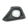 Grila bara fata Hyundai I10 (Ba), 01.2014-, parte montare partea stanga, cu gaura proiector, fara ornament cromat, 40A227-5, Aftermarket