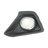 Grila bara fata Hyundai I10 (Ba), 01.2014-, parte montare partea stanga, cu gaura proiector, fara ornament cromat, 40A227-5, Aftermarket