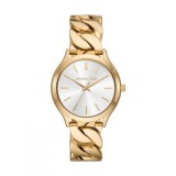 Michael Kors MK7472 , Slim Ceas de Damă cronograf cu Auriu Brățară Metalică