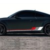 Set 2 stickere autoadezive Tuning, model &quot;Racing Stripes V2&quot;, dimensiune 180 x 16,5 cm, culoare Alb + Gri + Rosu FAVLine Selection, Oem