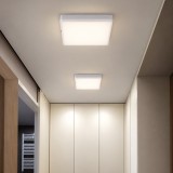 Plafoniera LED de Tavan Patrata, 36W, 22x22cm, Lumina Rece, 6000K, Alb